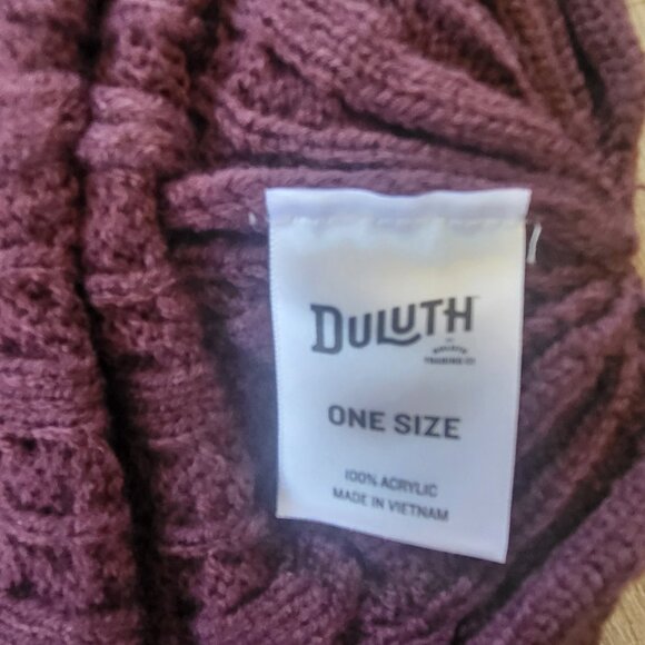 Duluth Trading Co Knit Hat Gathered Slouch Beanie - Picture 4 of 5